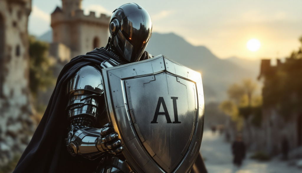 Nejen nerdi už ví, proč se nyní americká OpenAI otřásá v základech 3 freepik robot in the middle ages as a knight in armor fron 35605
